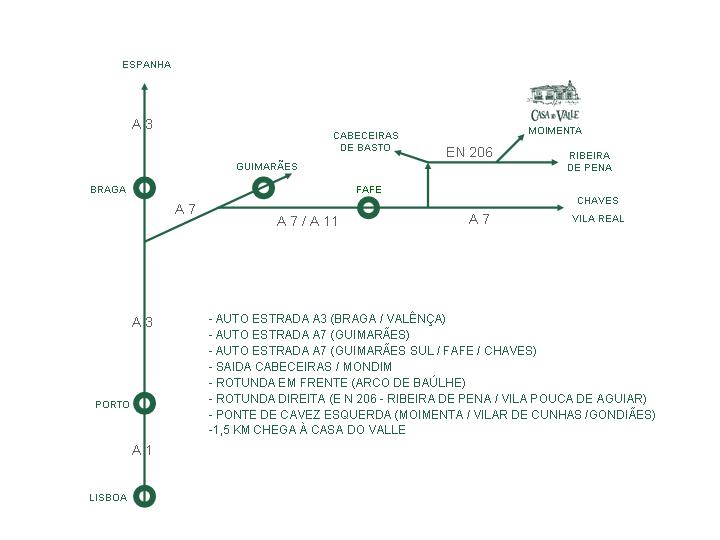 Como chegar  Casa de Enoturismo e Vinho Verde