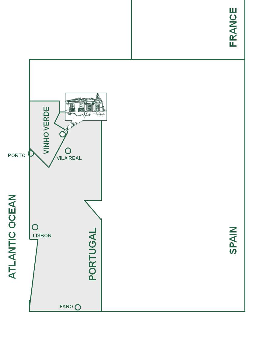 Vinho Verde Wine Region Map